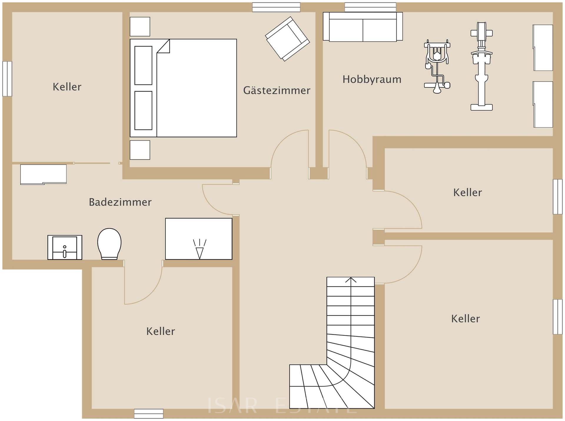 Grundriss Untergeschoss